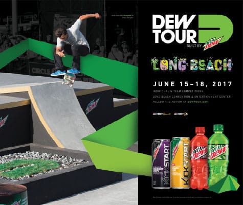 Long Beach Dew Tour Ad