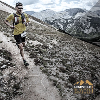 Leadville Race Series trail runner on mountain trail