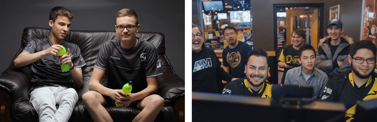 Mt. Dew Sponsored Gaming Team Members