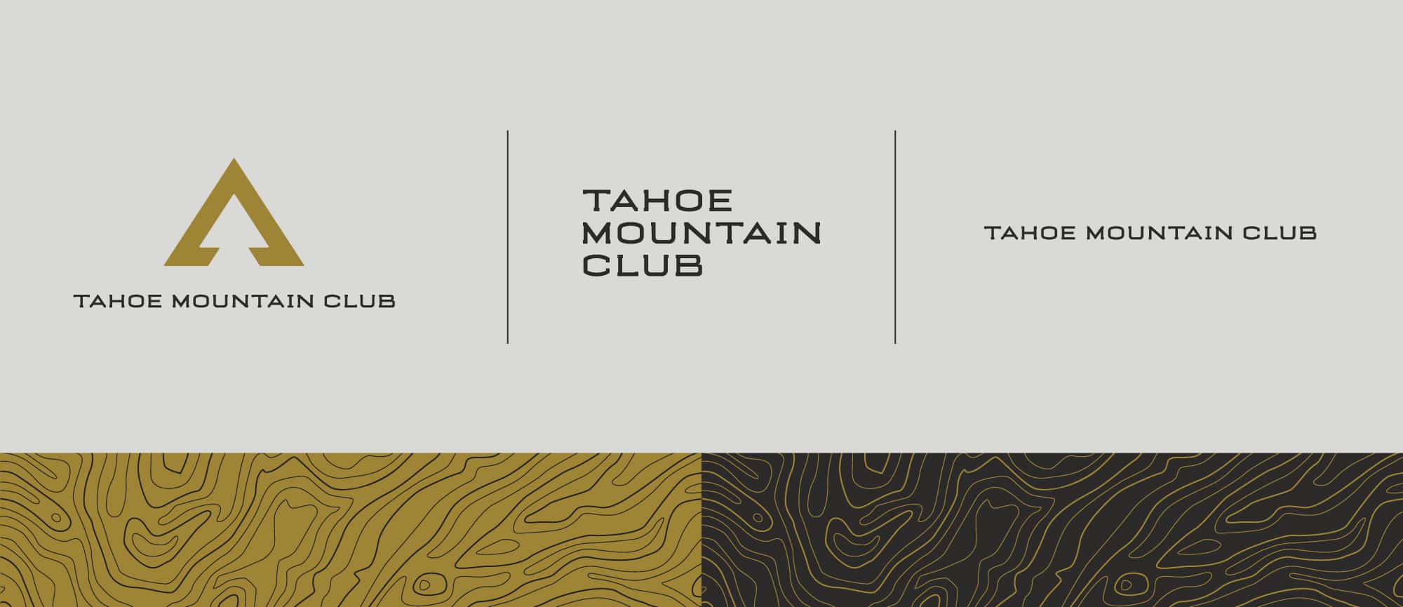 Tahoe Mountain Club visual identity