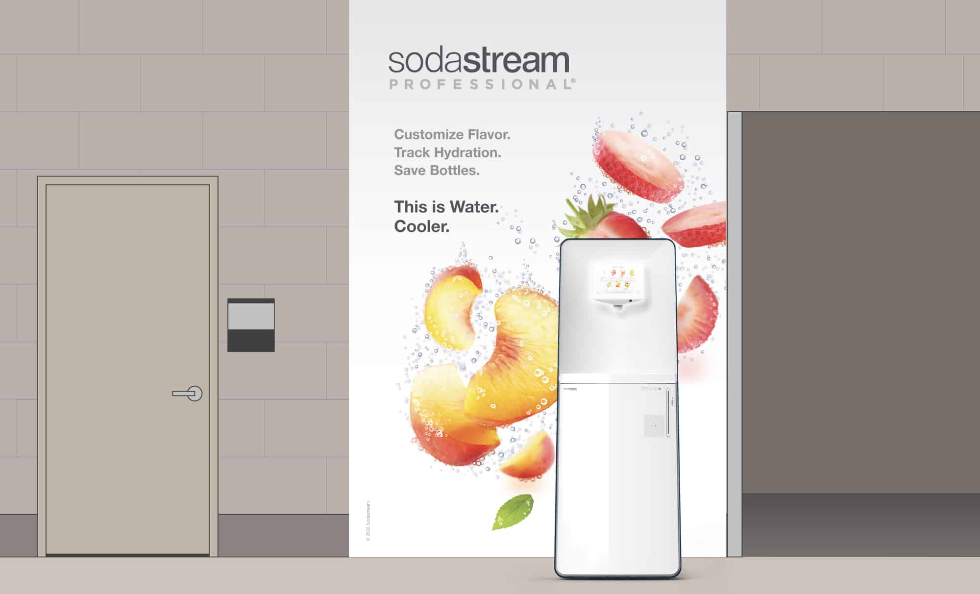 23Fuse_CaseStudies_Sodastream_4MEK_01 A young woman and man with Back Market marketing materials